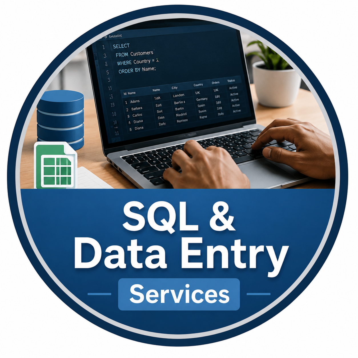 SQL & Data Entry Services